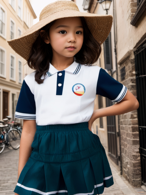 小學(xué)校服夏裝展示